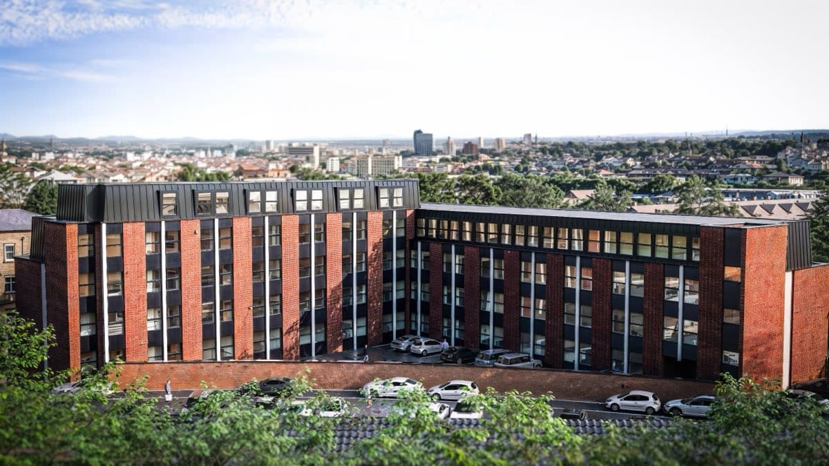 Bosworth House, Leicester: exterior render