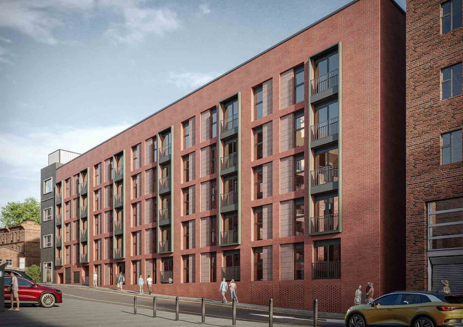 Chapmans Yard, Birmingham: exterior render
