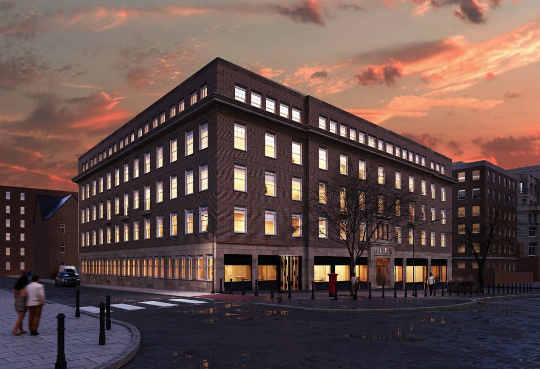 Fountain Court, Birmingham: exterior render