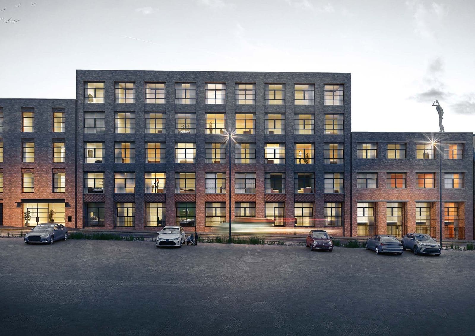 Gunsmith House, Birmingham: exterior render