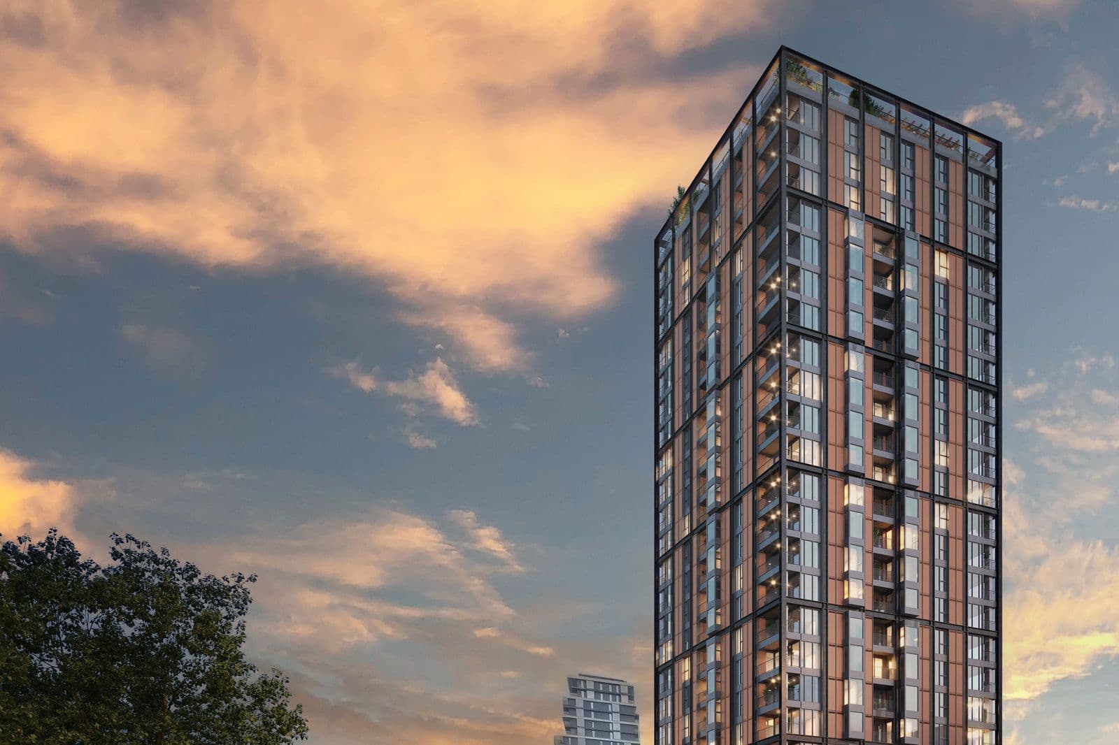 The HiLight, London: exterior render