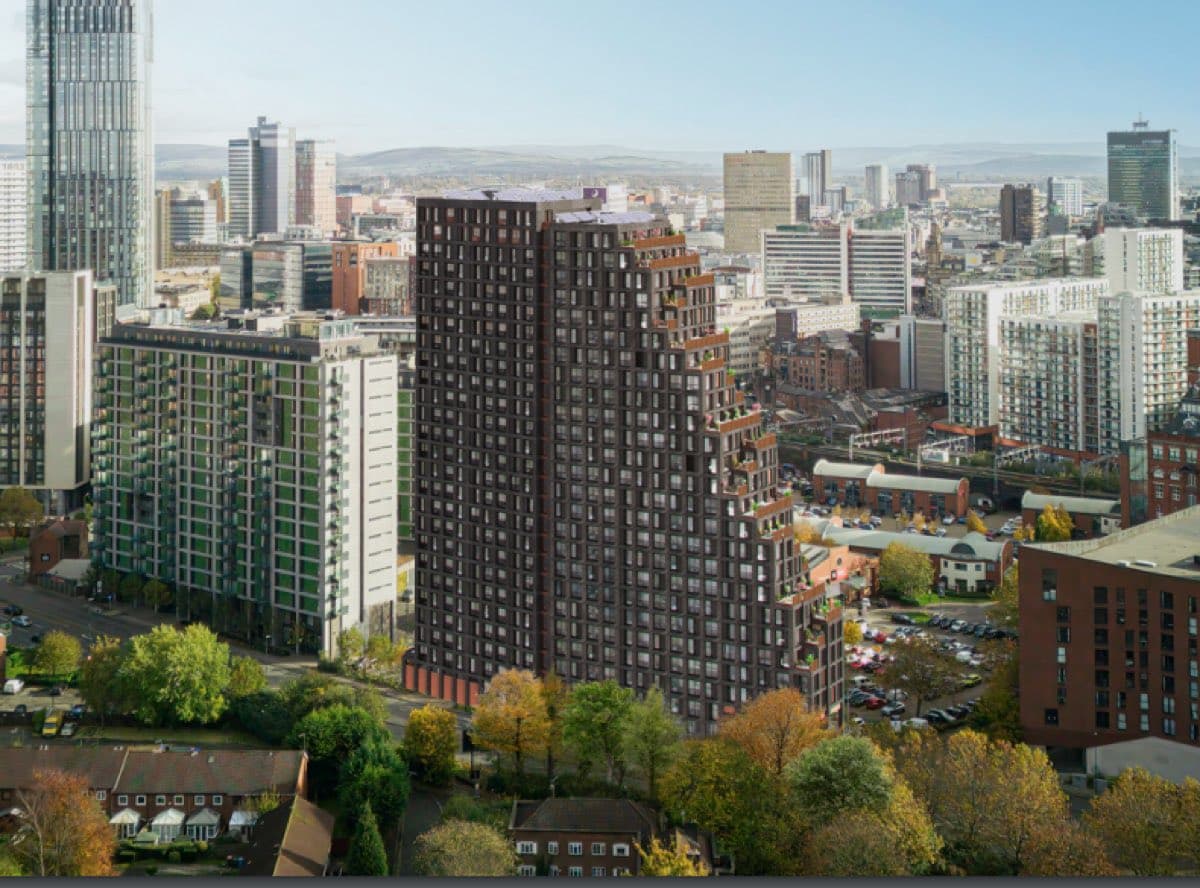 Obsidian, Manchester: exterior render