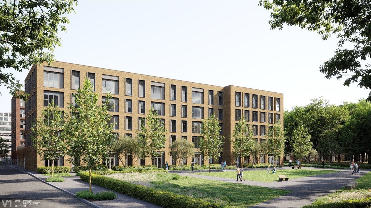 Origin, Birmingham: exterior render